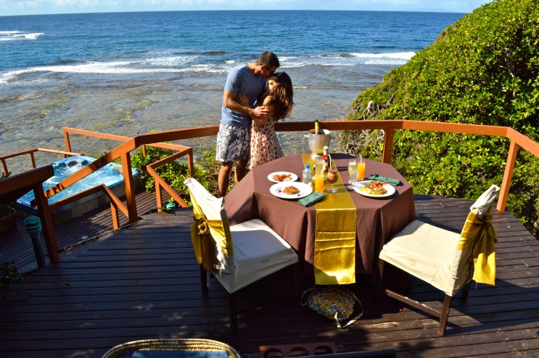 We had the most wonderful private breakfast. Here is the picture of the setup! Love my Seansy.