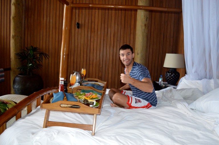 We enjoyed amazing breakfast in bed!