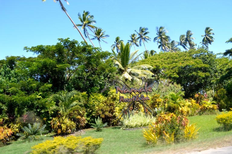 Even the back entrance of Namale is beautiful.