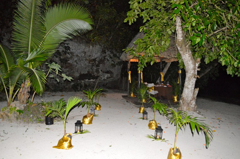 The Namale staff also surprised us with dinner in a private tikki hut on the beach. We could see the Milky Way, it was glorious.