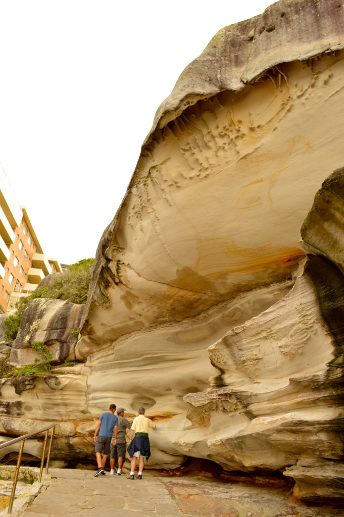 This will give you an idea of how HUGE these cliffs were. They all cascaded into the ocean. 