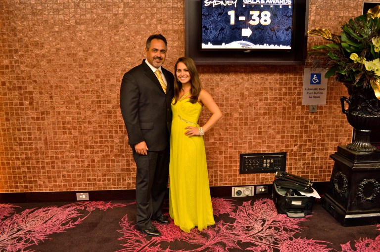 We clean up well! :) Love how I got to bring my daddy to the Gartner Gala. 
