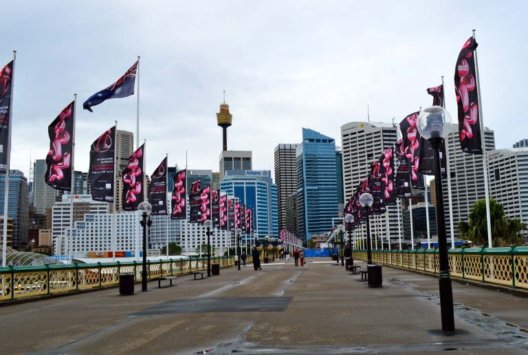 Breast Cancer Awareness  all the way around the world! Love it! 