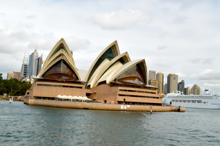 The front of the Opera House! This was the first time I went that direction, and got to see this new view!