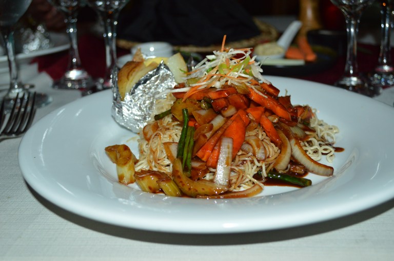 Delicious Dinner! I had the Vegetable Lo Mein. 