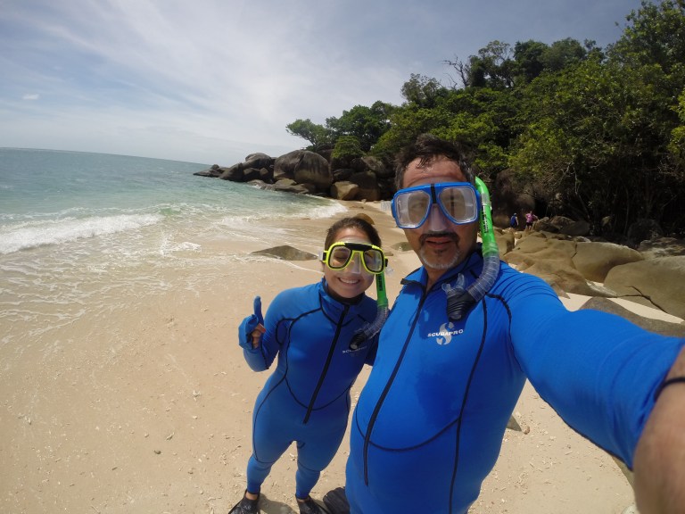 We also had the chance to snorkel a coastal reef in the Great Barrier Reef. What are we wearing you ask? Stinger suits! We are in jelly fish season, and 2 species out there can kill us in 2 minutes. Adventurous? i know. 