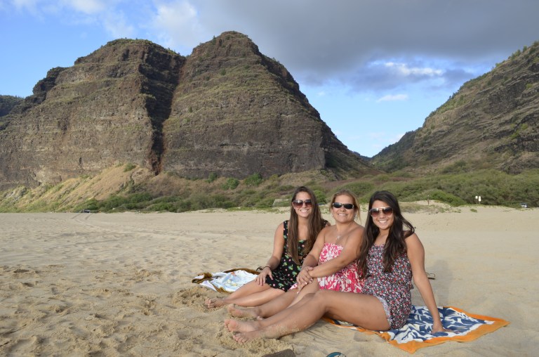 Kauai -- NaPali Coast Secret Beach. We felt like we went back to the archaic, cave man times.  