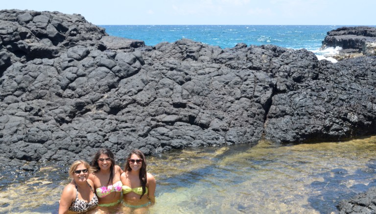 Lava Rock Salt Water Baths in Kauai 
