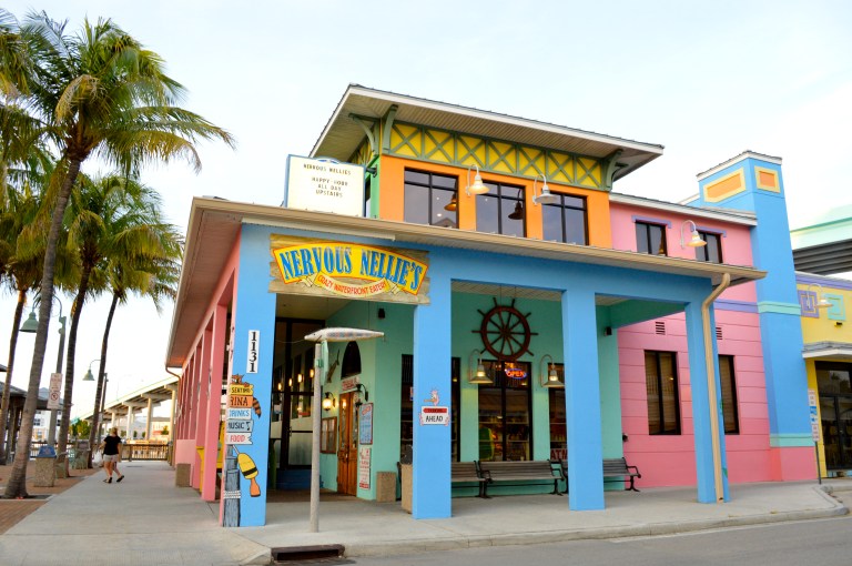 If you haven't tried Nervous Nellies, I highly recommend you jump in your car and go right now. The views are great, the live music is fun and tropical, and the food...oh my god....the food is FANTASTIC. The menu is gigantic! It takes 15 minutes to figure out what you want. The portions are huge, and will leave you will leftovers the next day. Try this colorful place out. You wont regret it.