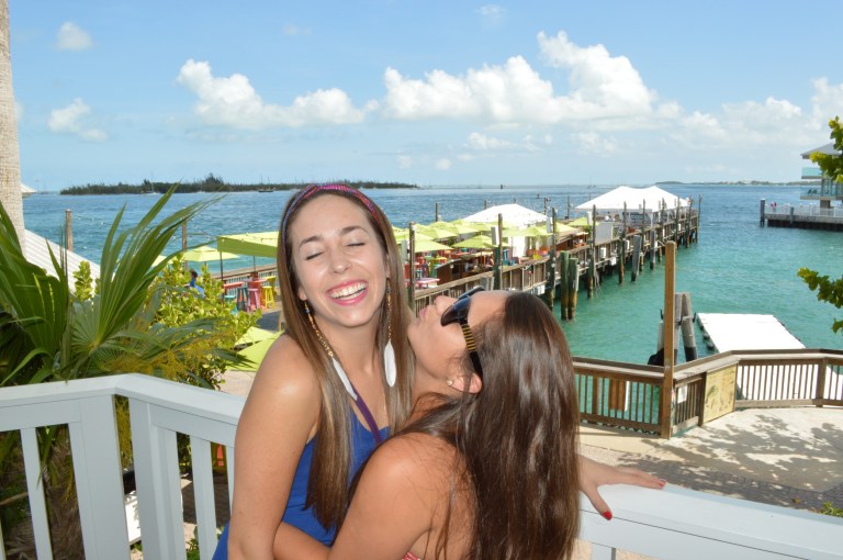 Kisses for the birthday girl!