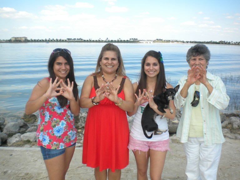 Zeta Family. Happy Mother's Day to my wonderful grandma too! 